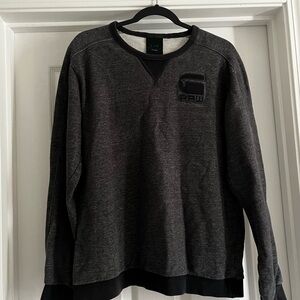 G-Star Men's Gray/Black Sweater